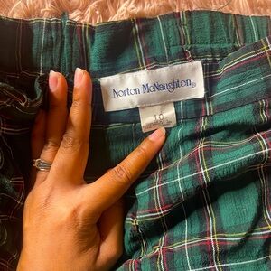 Vintage Norton McNaughton plaid skirt